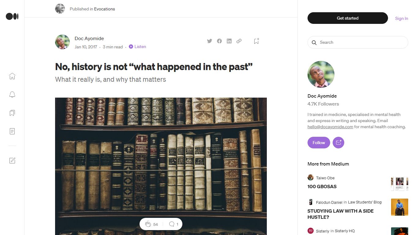 No, history is not “what happened in the past” - Medium